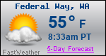 Weather Forecast for Federal Way, WA