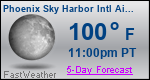 Weather Forecast for Phoenix Sky Harbor International Airport, AZ