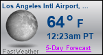 Weather Forecast for Los Angeles International Airport, CA