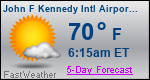 Weather Forecast for John F Kennedy International Airport, NY