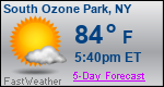 Weather Forecast for South Ozone Park, NY