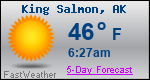 Weather Forecast for King Salmon, AK
