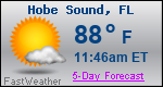Weather Forecast for Hobe Sound, FL
