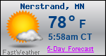 Weather Forecast for Nerstrand, MN