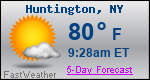 Weather Forecast for Huntington, NY