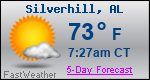 Weather Forecast for Silverhill, AL