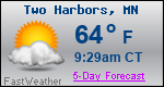 Weather Forecast for Two Harbors, MN