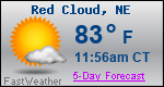 Weather Forecast for Red Cloud, NE