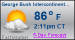 Weather Forecast for George Bush Intercontinental/Houston Airport, TX