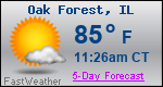 Weather Forecast for Oak Forest, IL
