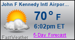 Weather Forecast for John F Kennedy International Airport, NY