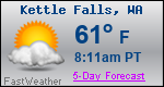 Weather Forecast for Kettle Falls, WA