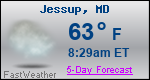 Weather Forecast for Jessup, MD