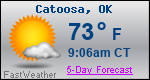 Weather Forecast for Catoosa, OK