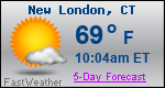 Weather Forecast for New London, CT