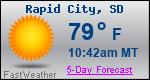 Weather Forecast for Rapid City, SD