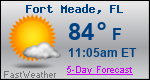 Weather Forecast for Fort Meade, FL