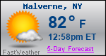 Weather Forecast for Malverne, NY