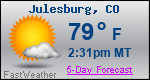Weather Forecast for Julesburg, CO