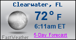 Weather Forecast for Clearwater, FL