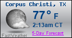 Weather Forecast for Corpus Christi, TX