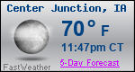 Weather Forecast for Center Junction, IA
