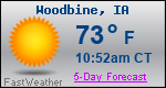 Weather Forecast for Woodbine, IA