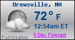 Weather Forecast for Drewsville, NH
