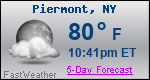Weather Forecast for Piermont, NY