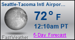 Weather Forecast for Seattle-Tacoma International Airport, WA