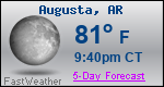 Weather Forecast for Augusta, AR