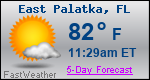 Weather Forecast for East Palatka, FL