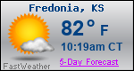 Weather Forecast for Fredonia, KS