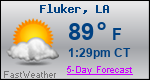 Weather Forecast for Fluker, LA