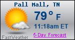 Weather Forecast for Pall Mall, TN