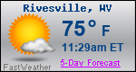 Weather Forecast for Rivesville, WV