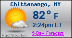Weather Forecast for Chittenango, NY