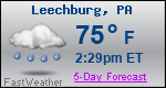 Weather Forecast for Leechburg, PA