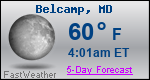 Weather Forecast for Belcamp, MD