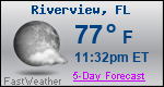 Weather Forecast for Riverview, FL
