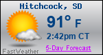Weather Forecast for Hitchcock, SD