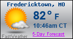 Weather Forecast for Fredericktown, MO
