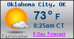 Weather Forecast for Oklahoma City, OK