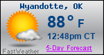 Weather Forecast for Wyandotte, OK