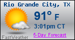 Weather Forecast for Rio Grande City, TX