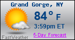 Weather Forecast for Grand Gorge, NY