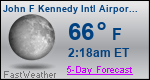 Weather Forecast for John F Kennedy International Airport, NY