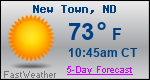 Weather Forecast for New Town, ND
