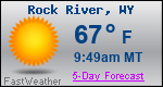 Weather Forecast for Rock River, WY