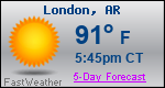 Weather Forecast for London, AR